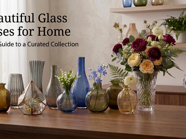 Beautiful Glass Vases for Home: Easy Ideas to Decorate Your Space