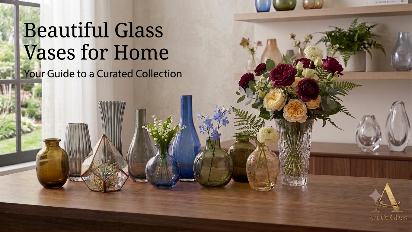 Beautiful Glass Vases for Home: Easy Ideas to Decorate Your Space