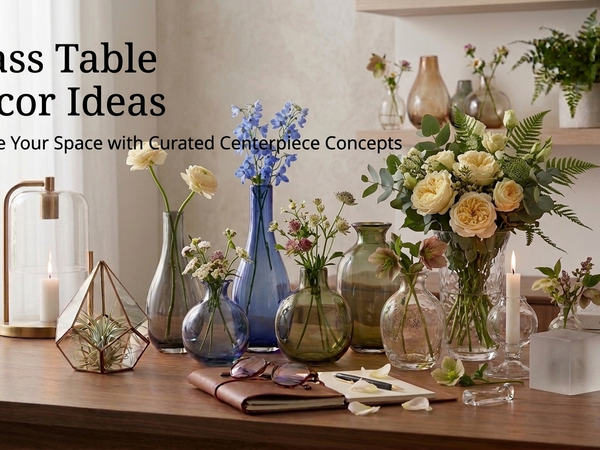 Glass Flower Vases for Home: Easy Ideas to Make Your Space Beautiful