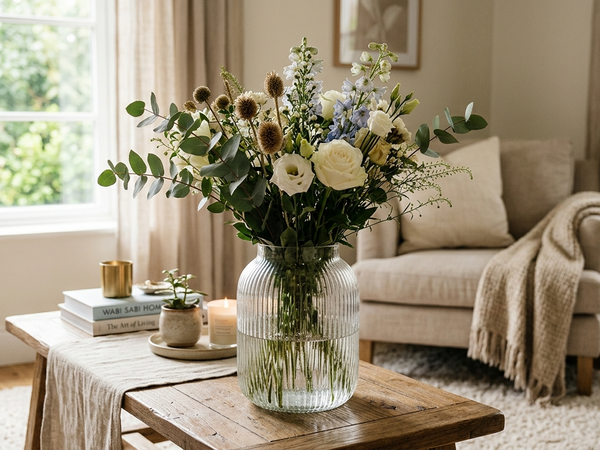 Ribbed Glass Vase for Home Decor: The Simple Way to Make Any Room Look Beautiful
