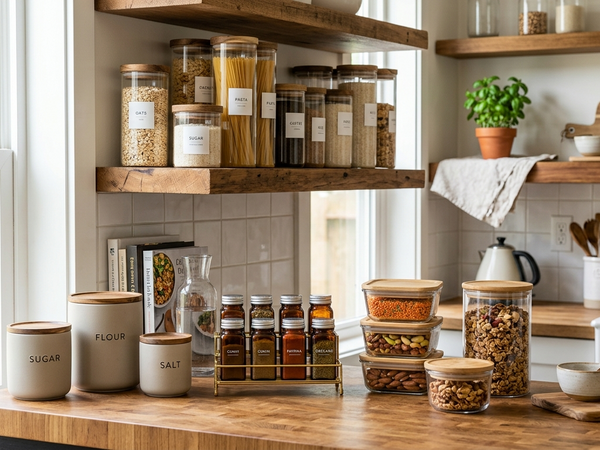 Stylish Kitchen Storage Containers by ArtOfGlass: Make Your Kitchen Look Beautiful and Stay Organized