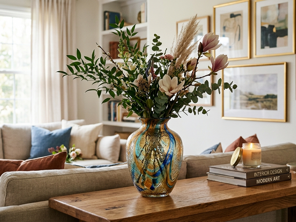 Decorative Glass Vase for Living Room: A Simple Way to Style Your Space