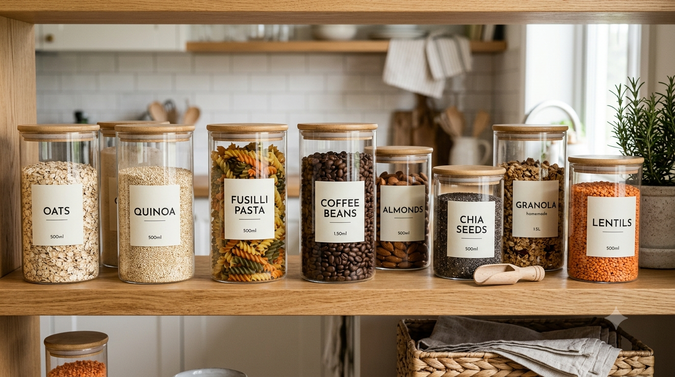 Glass Pantry Storage Jars: The Complete Guide to Organising Your Pantry the Right Way