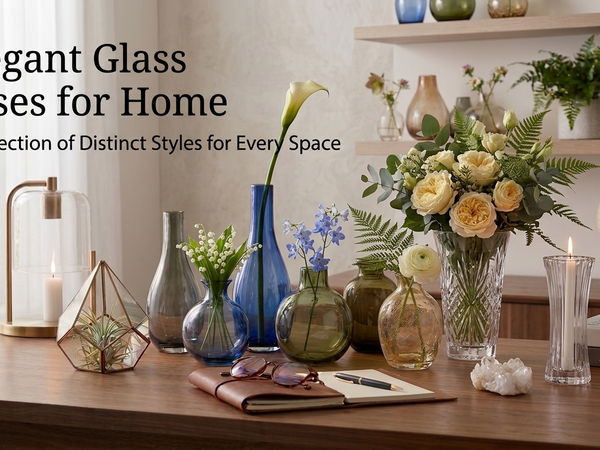 Elegant Glass Vases for Home: Easy Ideas to Make Your Space Beautiful