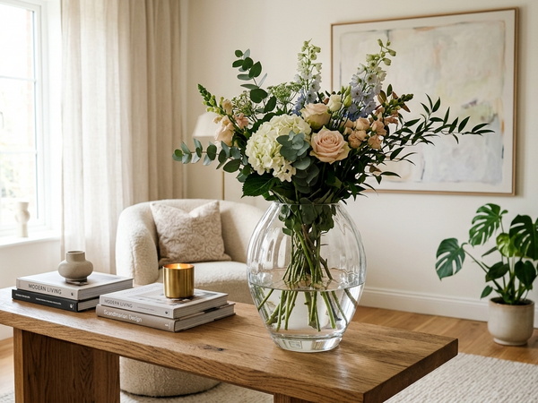 Modern Glass Vase for Home: A Simple Way to Make Any Room Look Beautiful