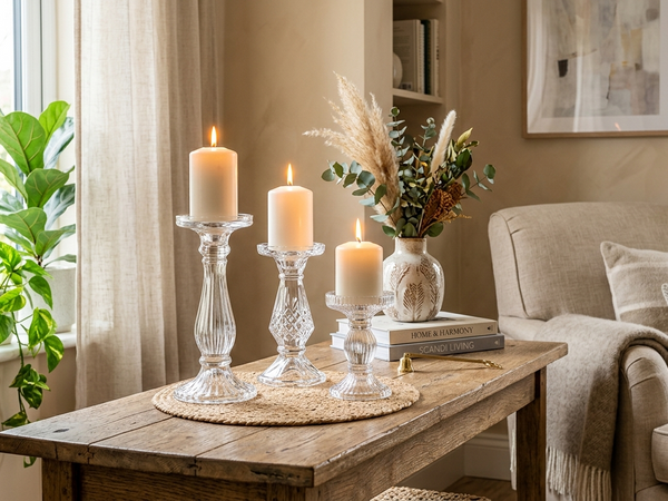 Glass Candle Stand for Living Room: A Simple Guide by ArtOfGlass