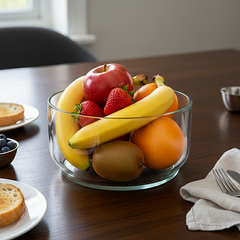 Clear Glass Serving Bowl – Everyday Dining Essential [BM Bowl]