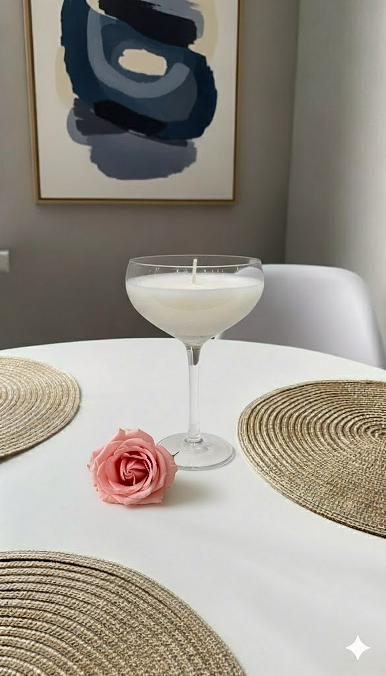 Coupe Glass Soy Wax Candle