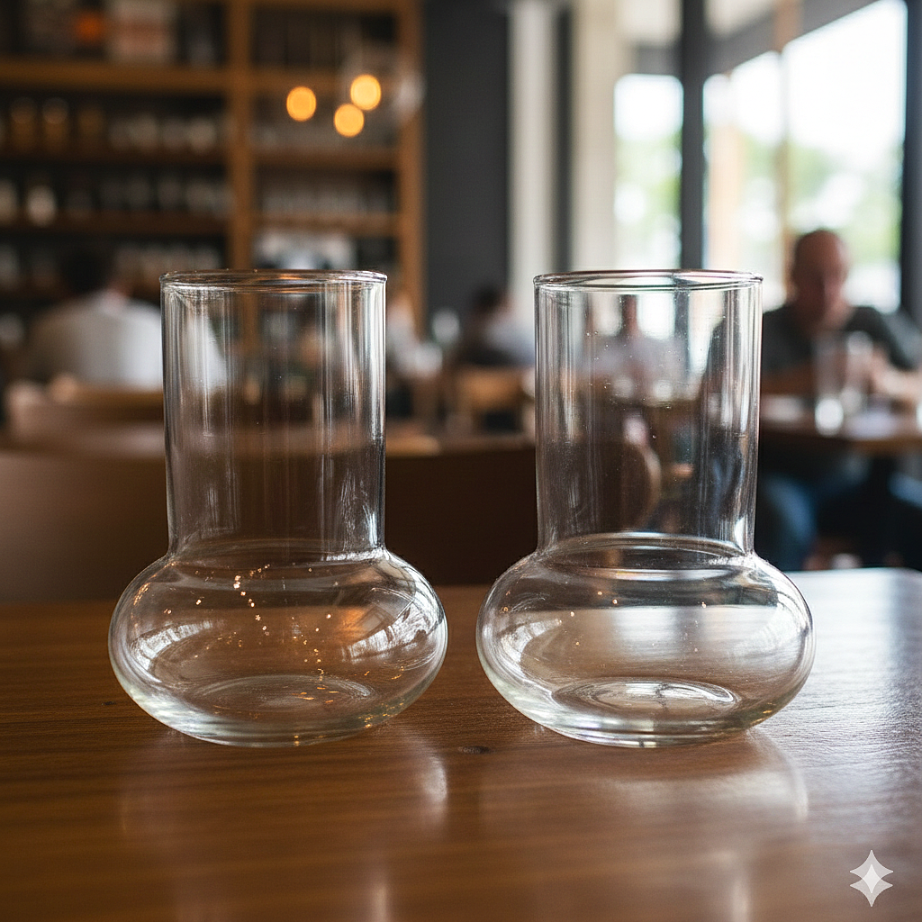 Bubble-Base Glass Tumbler (Set of 2)