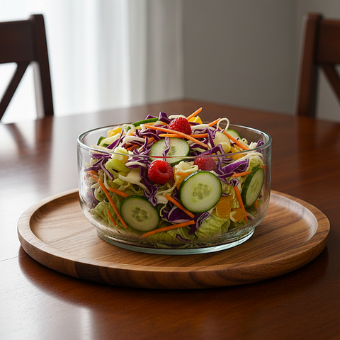 Clear Glass Serving Bowl – Everyday Dining Essential [BM Bowl]