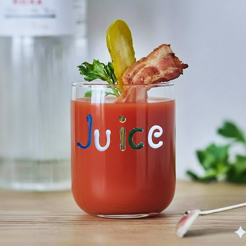 “Juice” Handcrafted Glass Tumbler (Pack Of 2)