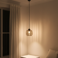 Aurora Glow Glass Pendant Light