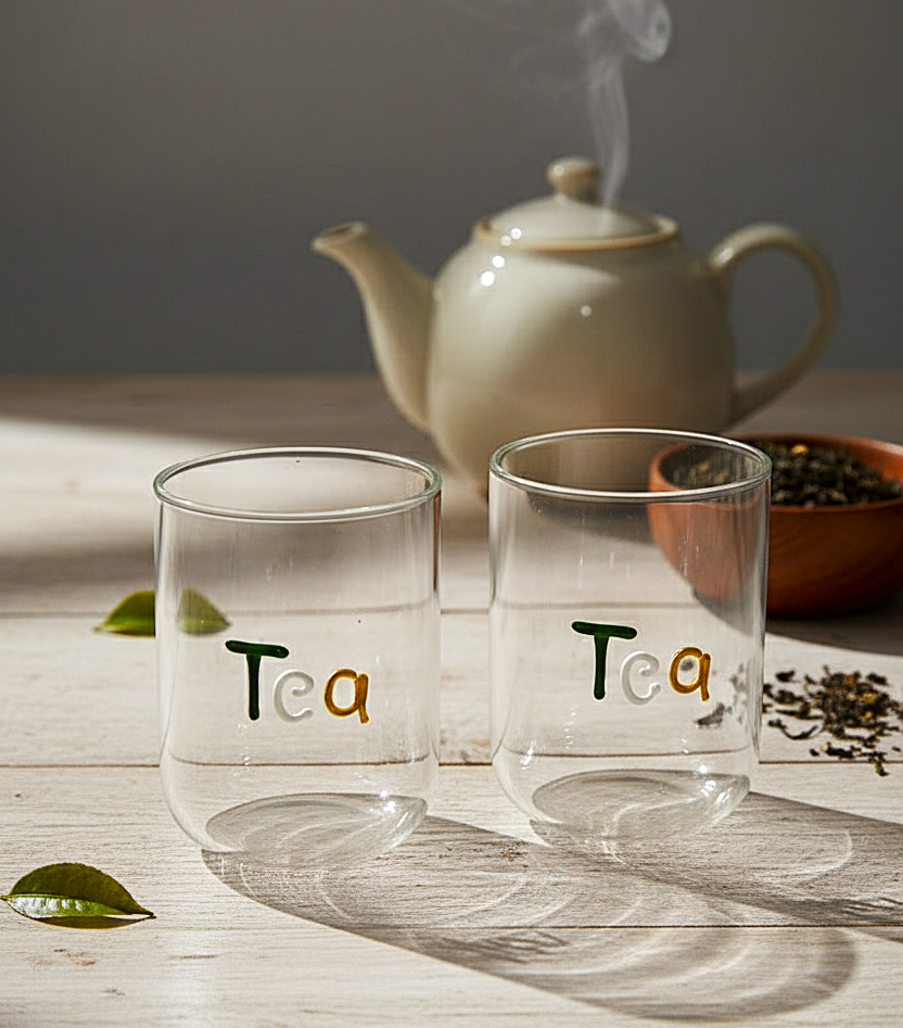 Minimalist Double-Wall Tea Glass Set