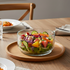 Clear Glass Serving Bowl – Everyday Dining Essential [BM Bowl]