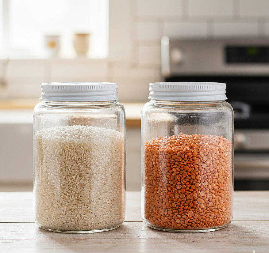 ClearStore Everyday Glass Jars (Set of 2)