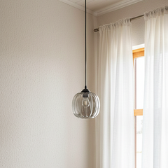 Aurora Radiant Glow Black Ceiling Pendant Lamp (Black)