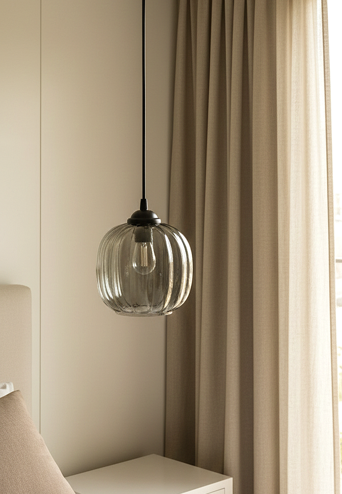 Aurora Glow Glass Pendant Light