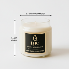 Elegance Soy Wax Scented Candle With Airtight Wooden Lid