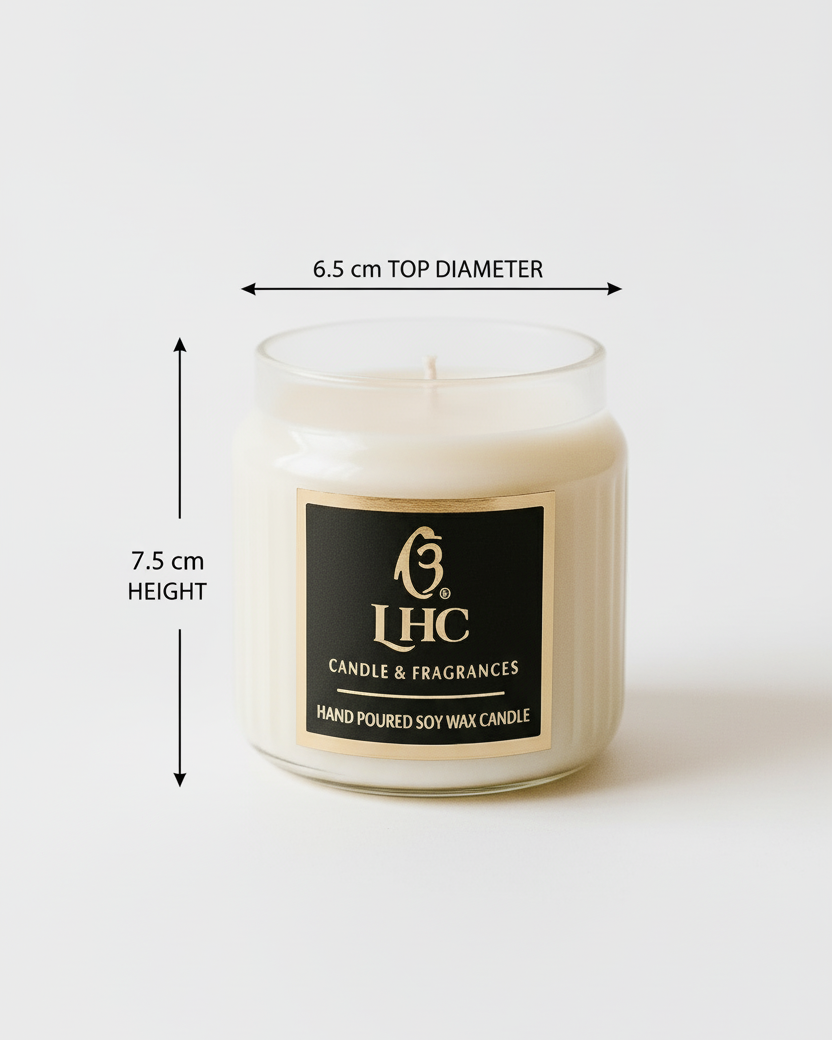 Elegance Soy Wax Scented Candle With Airtight Wooden Lid