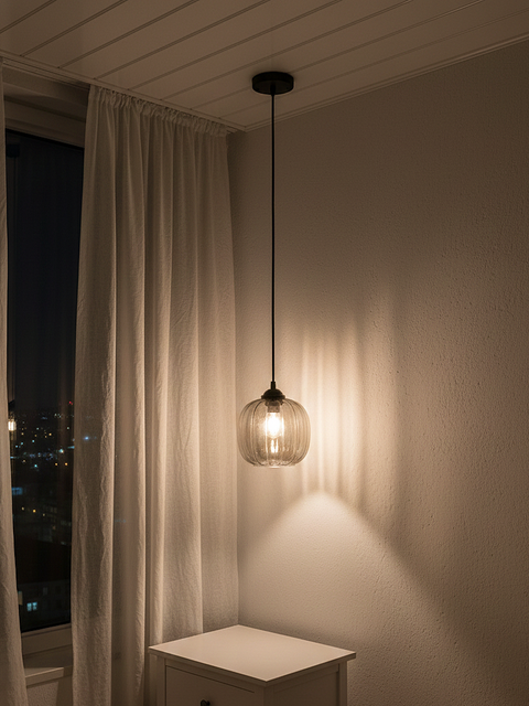 Aurora Glow Glass Pendant Light