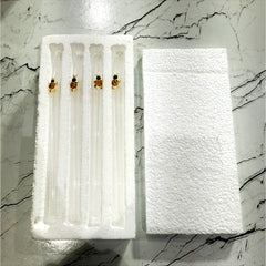 Ladybug Glass Stirrer Set – Handcrafted Decorative Drink Stirrers