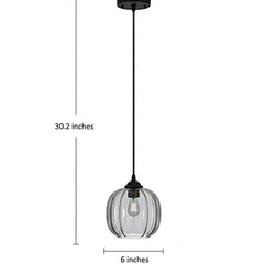 Aurora Glow Glass Pendant Light