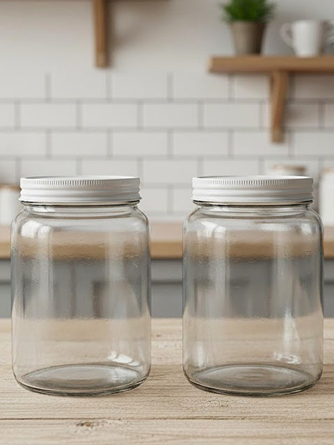 ClearStore Everyday Glass Jars (Set of 2)