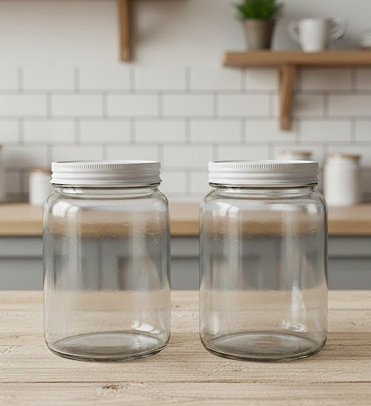 ClearStore Everyday Glass Jars (Set of 2)
