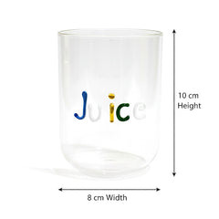 “Juice” Handcrafted Glass Tumbler (Pack Of 2)