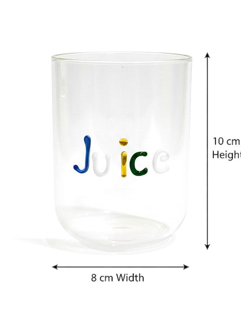“Juice” Handcrafted Glass Tumbler (Pack Of 2)