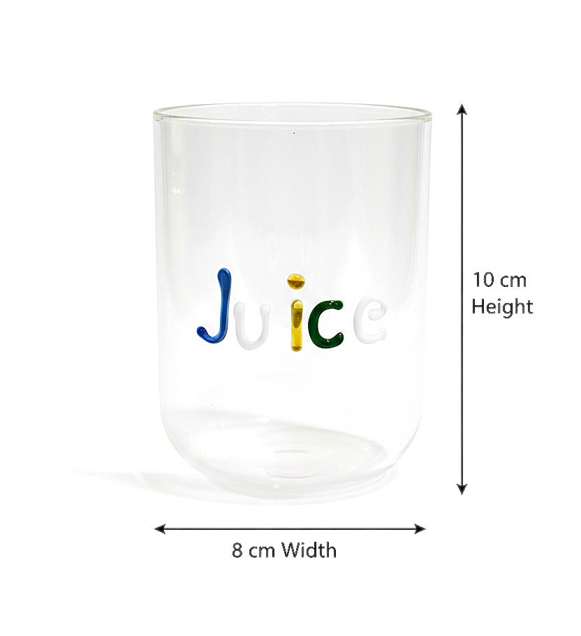 “Juice” Handcrafted Glass Tumbler (Pack Of 2)
