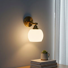 Aurora Brass Glow Wall Sconce