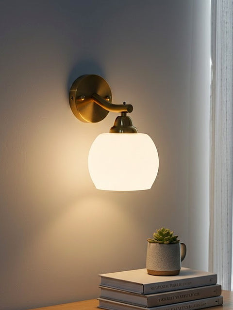 Aurora Brass Glow Wall Sconce